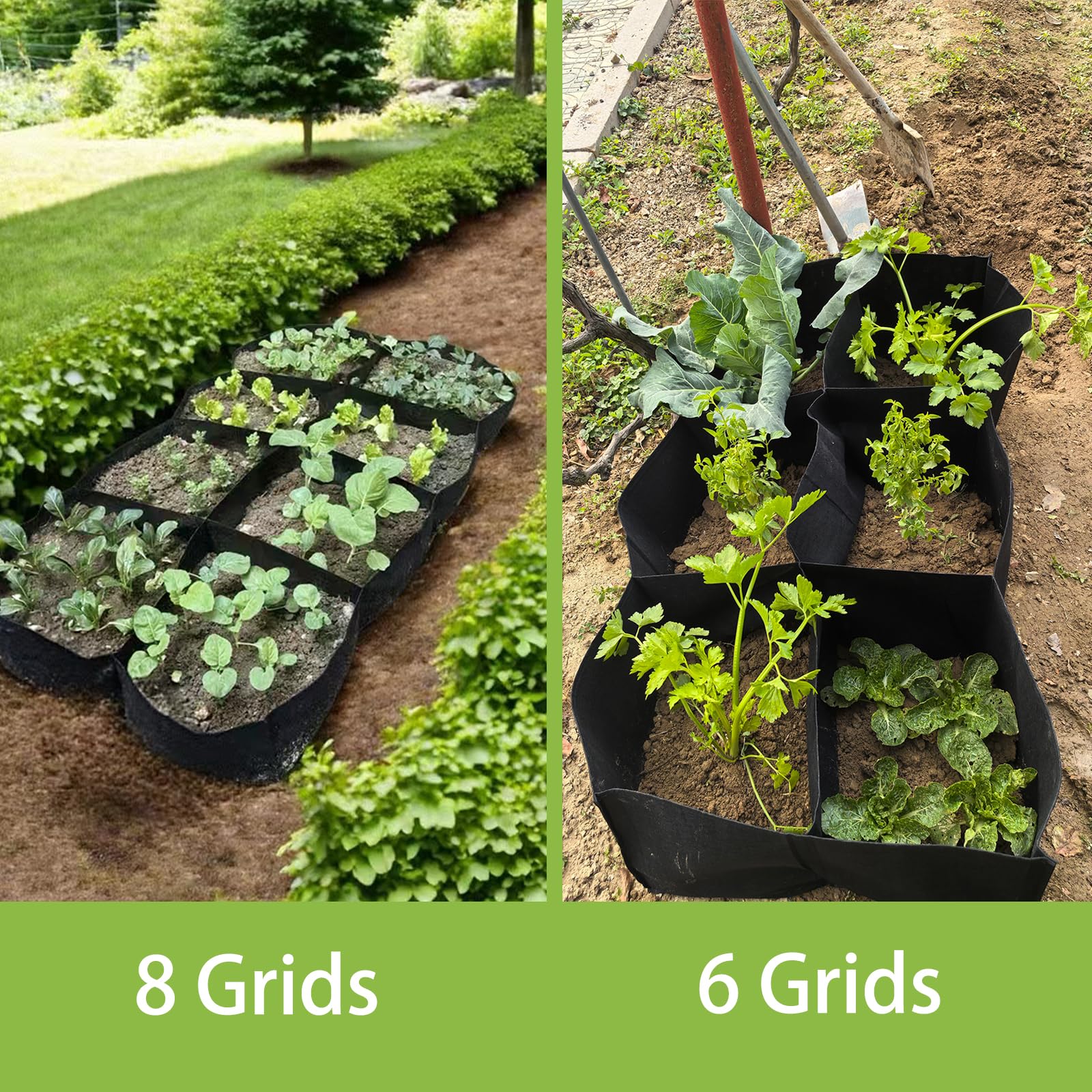 Linksandt durable, foldable fabric pots ideal for space-saving storage.