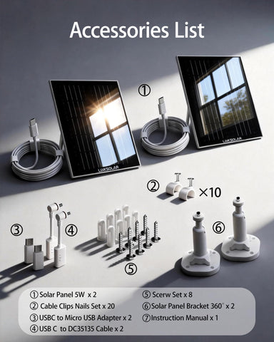 LinkSolar nine-point-eight-feet cable extending reach for flexible placement.