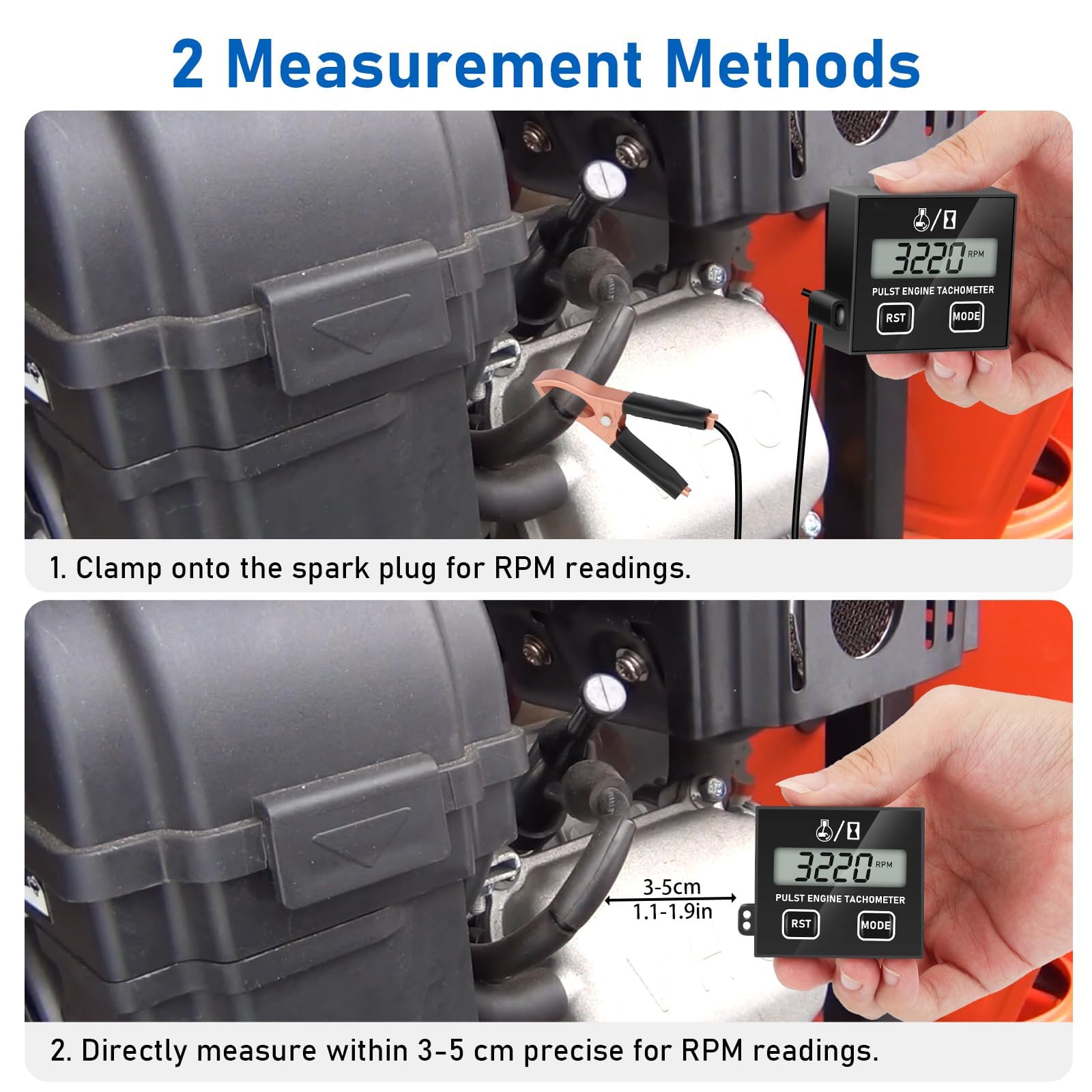 Linkstyle spark plug RPM readings stay precise during use