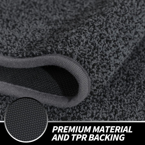 LINLA door mat scrapes mud from shoes effectively