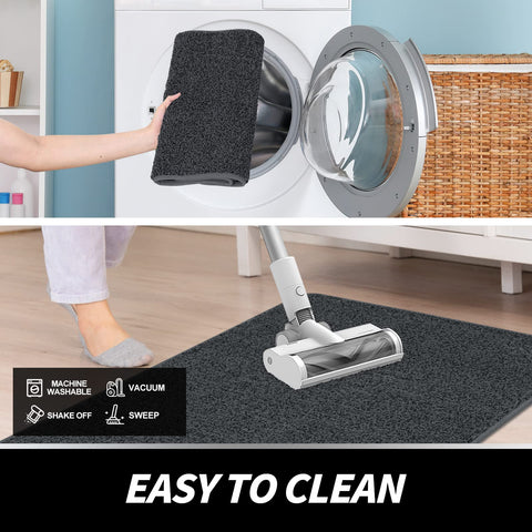 LINLA mat easy to clean with machine wash or wipe