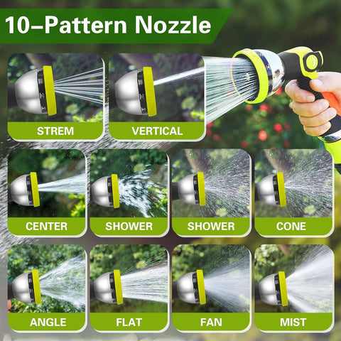 LINLiDA compact hose reel storage saving space in small gardens.