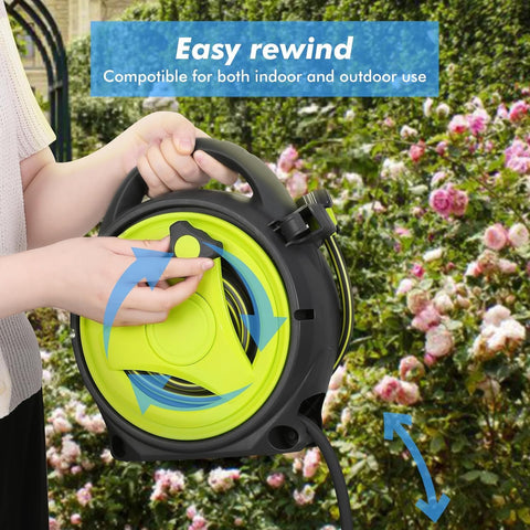 LINLiDA reel rotation mechanism demonstrating tidy winding and minimal effort.