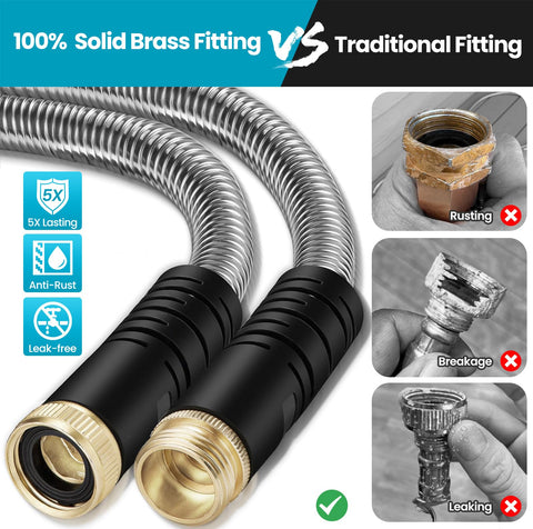 LINODI 10-function spray nozzle ready for versatile outdoor tasks.