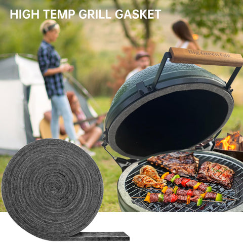 Linone lid seal close-up demonstrating snug fit on the grill.