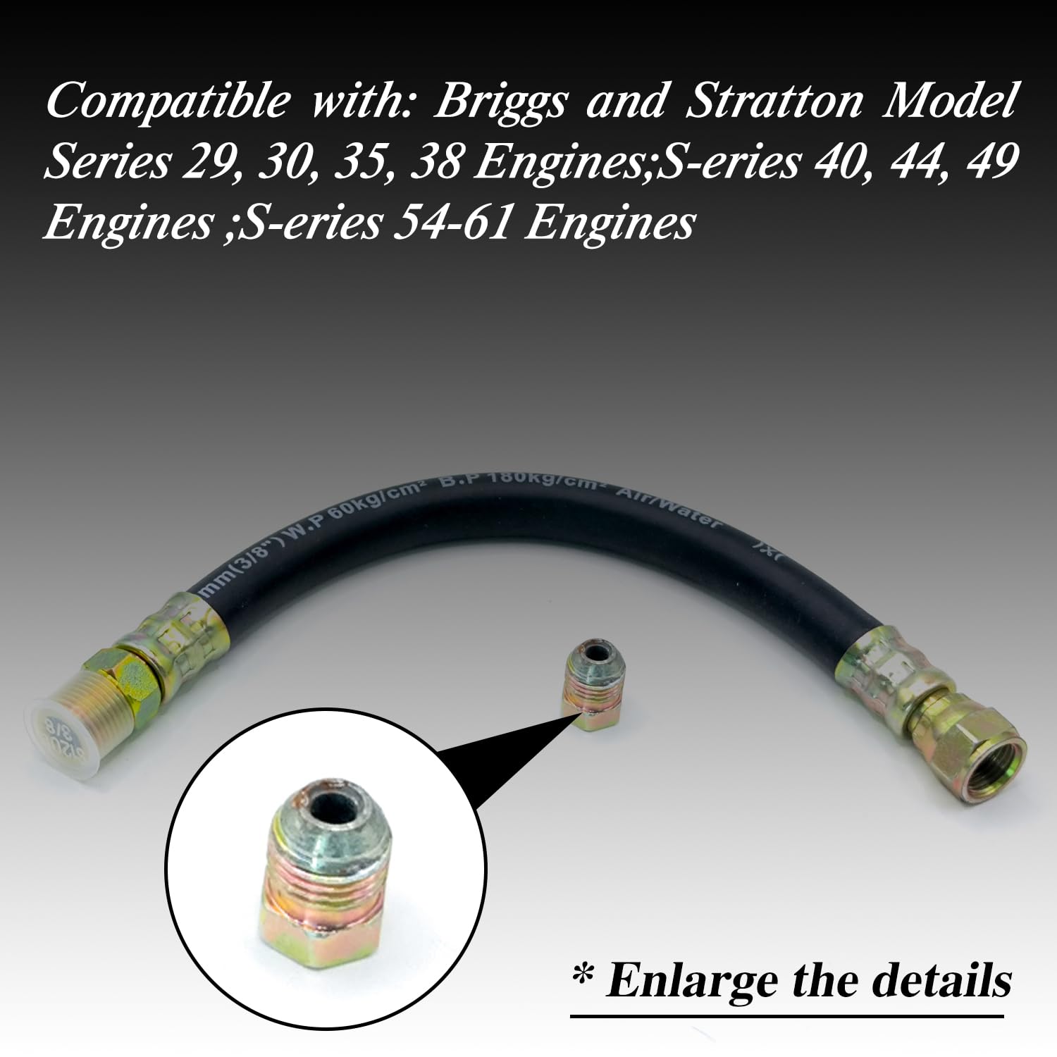 LINPGOLNE 3/18-18 fittings for secure connections during oil drain tasks