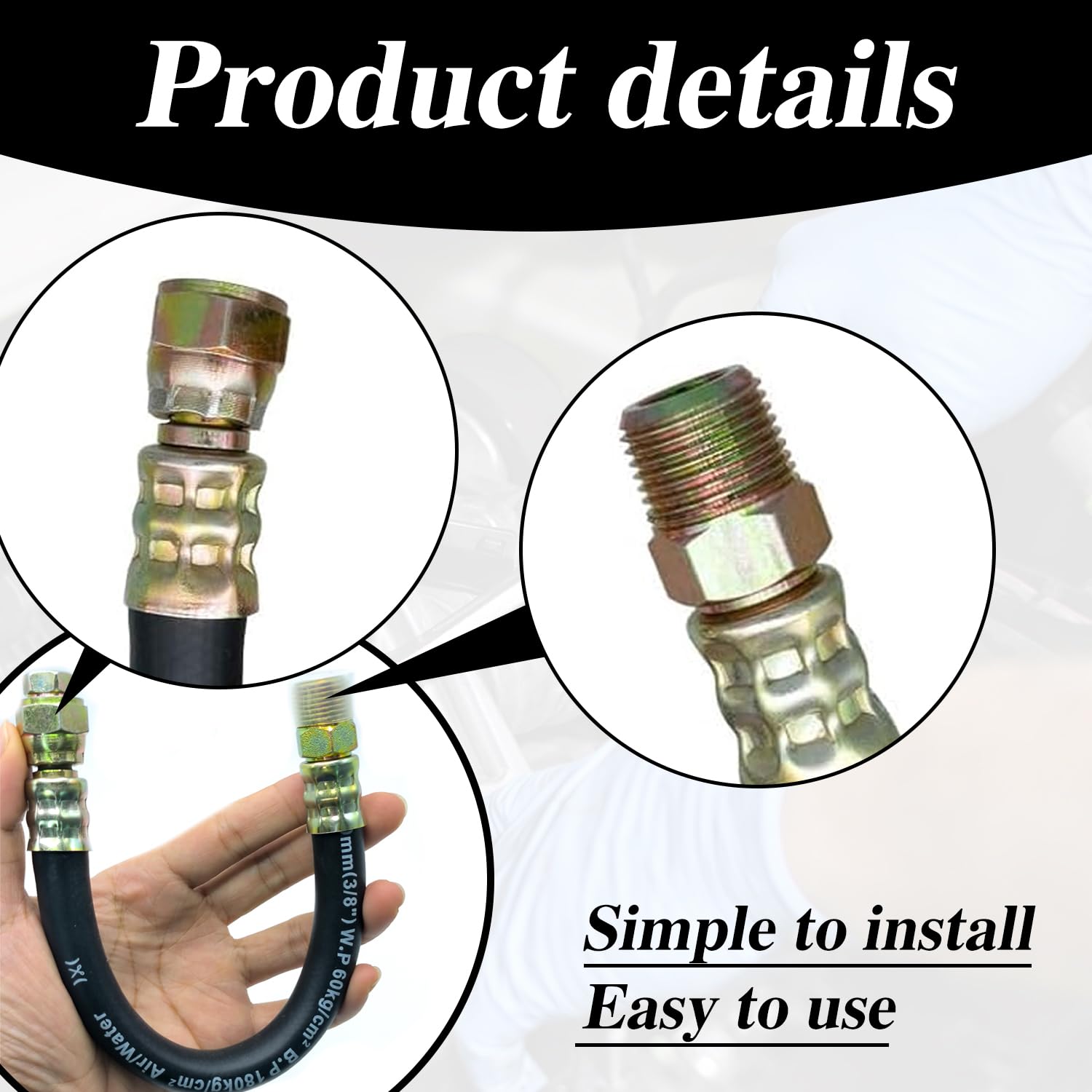 LINPGOLNE hose compatible with Briggs & Stratton Series 29-49 engines for versatile maintenance