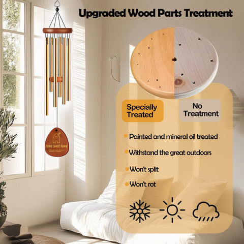 Lintriguingly gift-ready packaging wind chimes for easy gifting