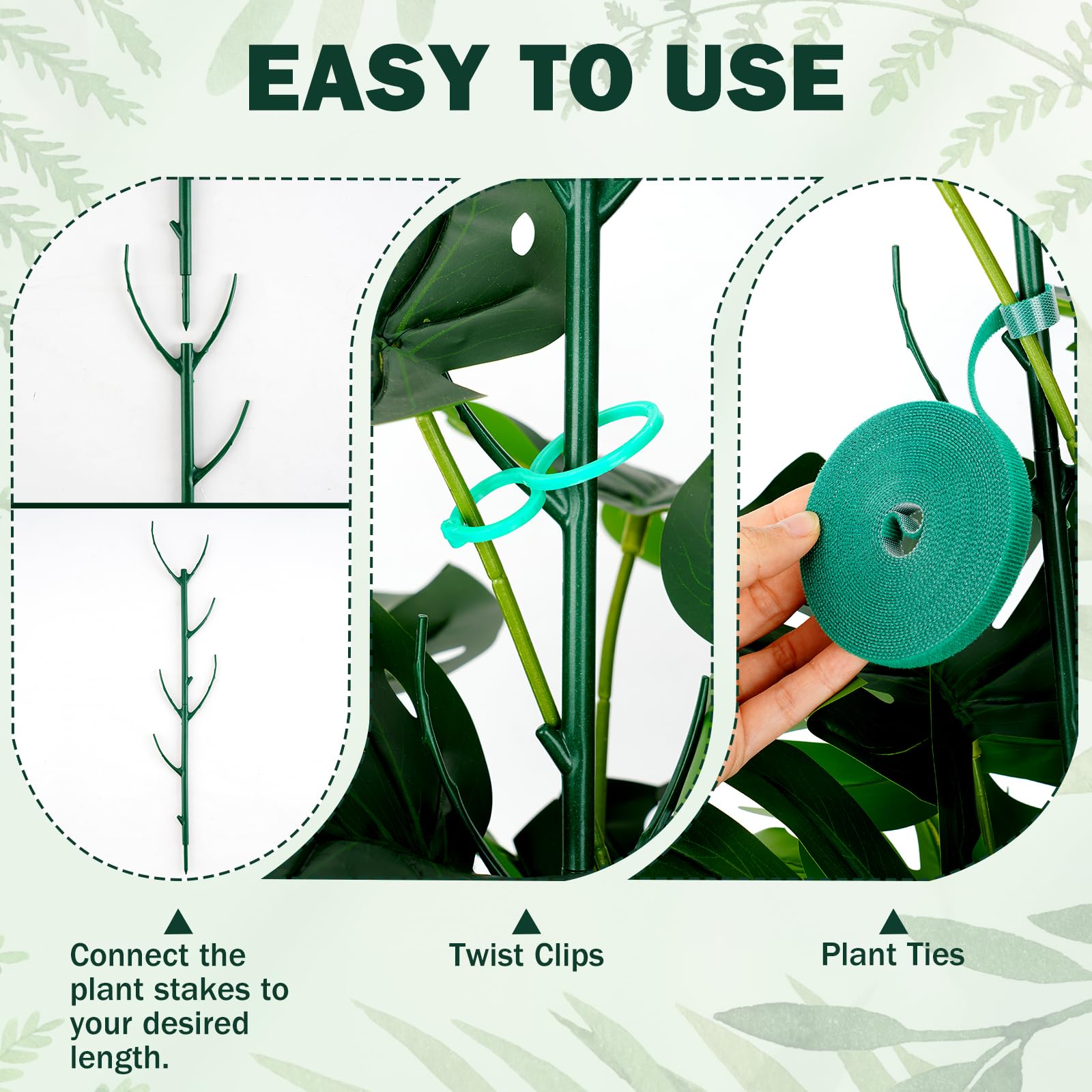 Linyona 16.4 ft plant ties kit for flexible vine training