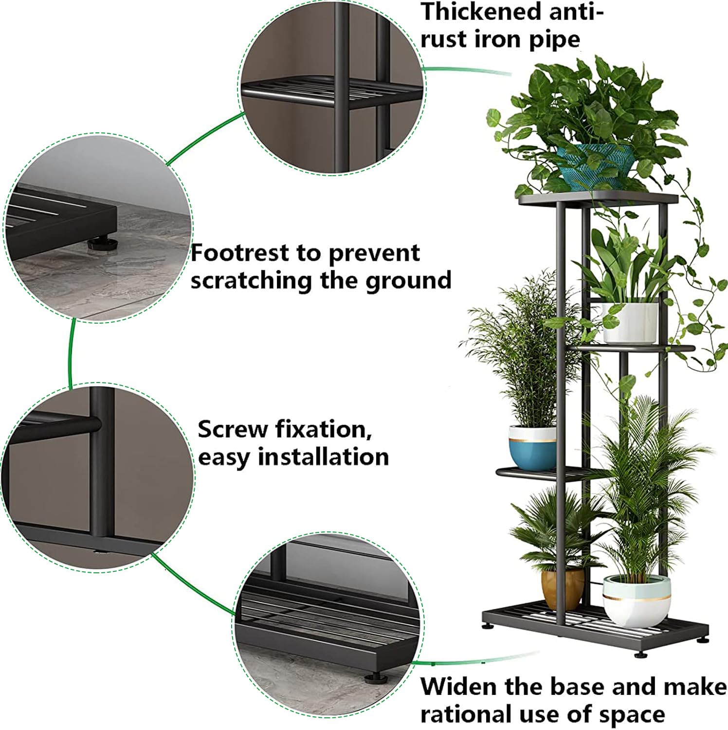 LINZINAR versatile display for plants, photos, or keepsakes