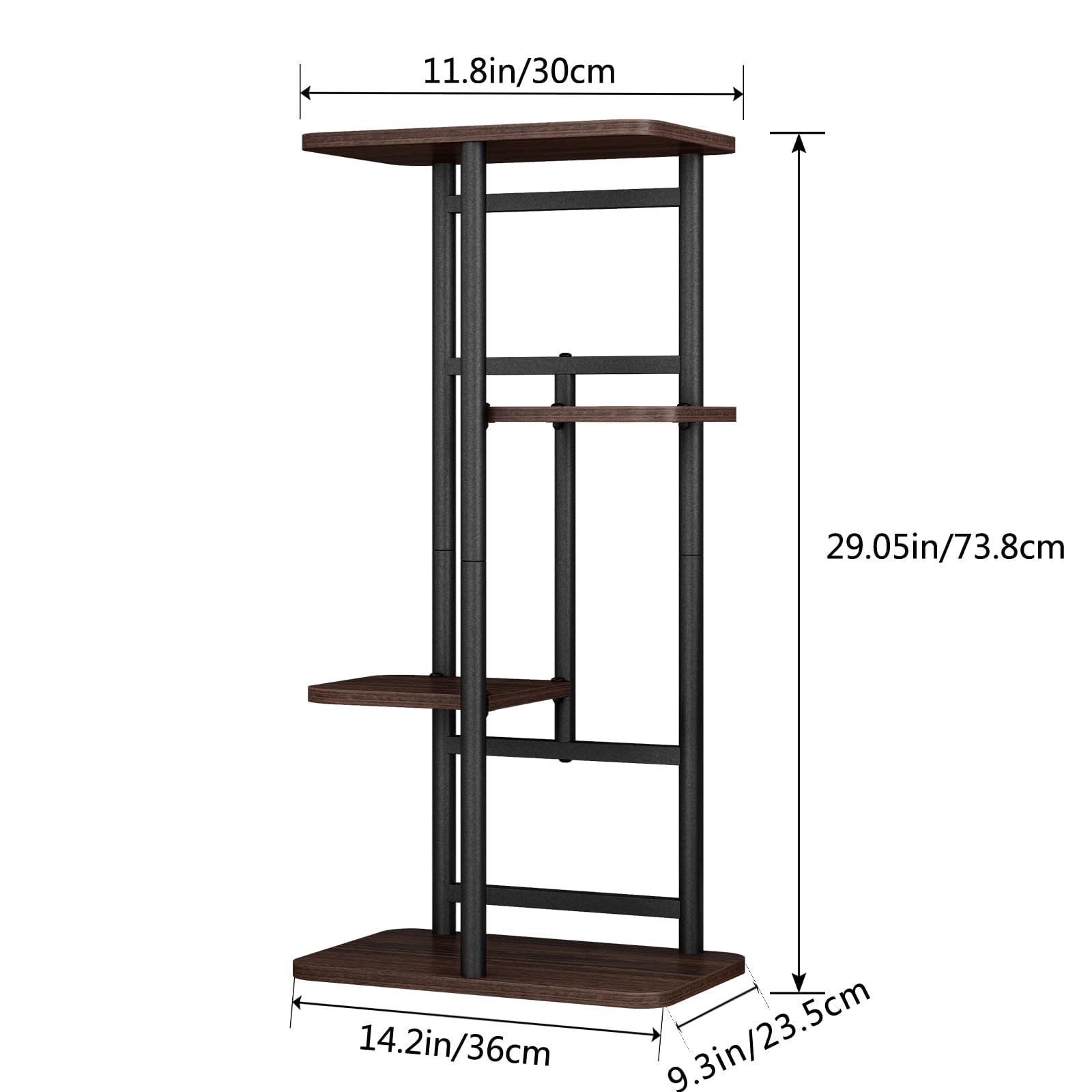 Linzinar plant stand anti-rust finish emphasizes long-lasting durability