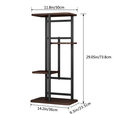 Linzinar plant stand anti-rust finish emphasizes long-lasting durability