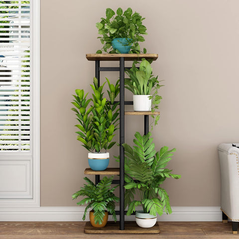 LINZINAR plant stand assembly detail shows simple setup for quick indoor use.