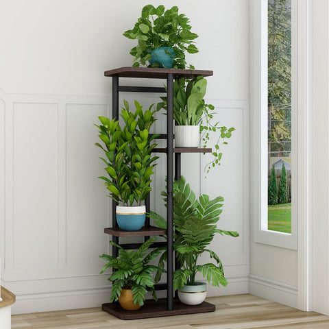 Linzinar plant stand detailed-assembly view illustrates easy setup