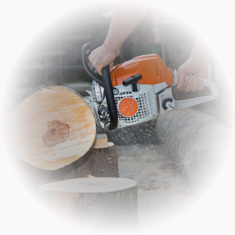 Liofairy bumper dogs for Stihl MS190 enhance handling during felling tasks