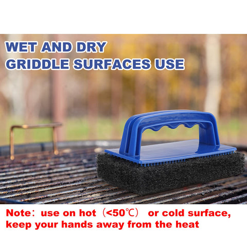 LIOUXUE multi-purpose scouring pad for oven, stove, and cookware.
