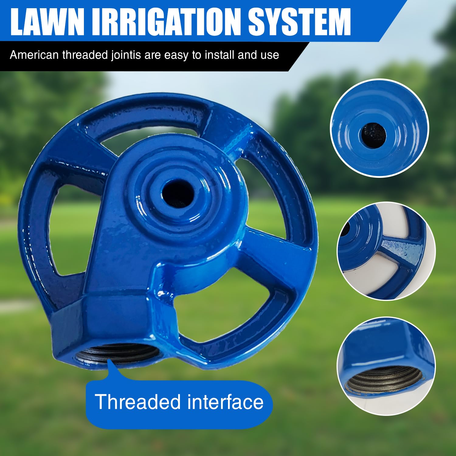 LipLopBest American threaded joint enables easy installation.