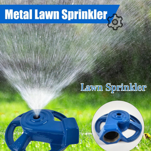 LipLopBest blue metal sprinkler diameter 4.33 inches for targeted spray.