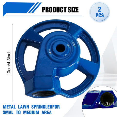 LipLopBest cast iron sprinkler assembly for durable outdoor watering.
