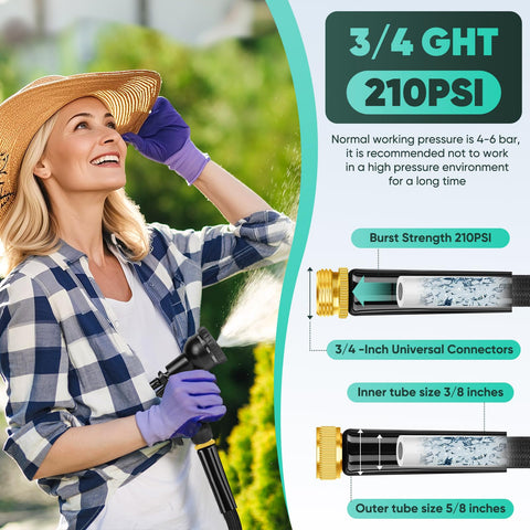 Lipoliftco lightweight hose reduces carry weight, easing daily garden routines.
