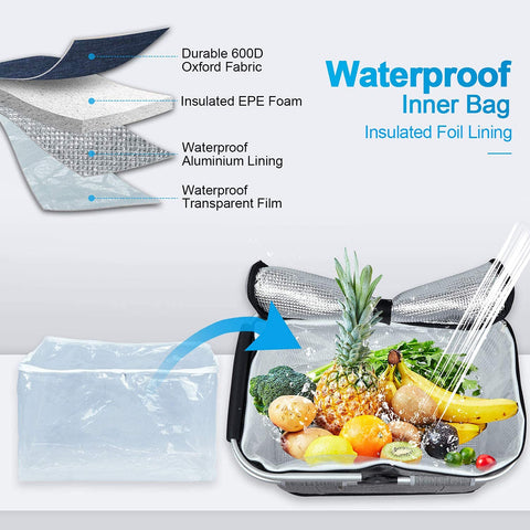 Insulation layer preserves temperature in LIQING 35L basket