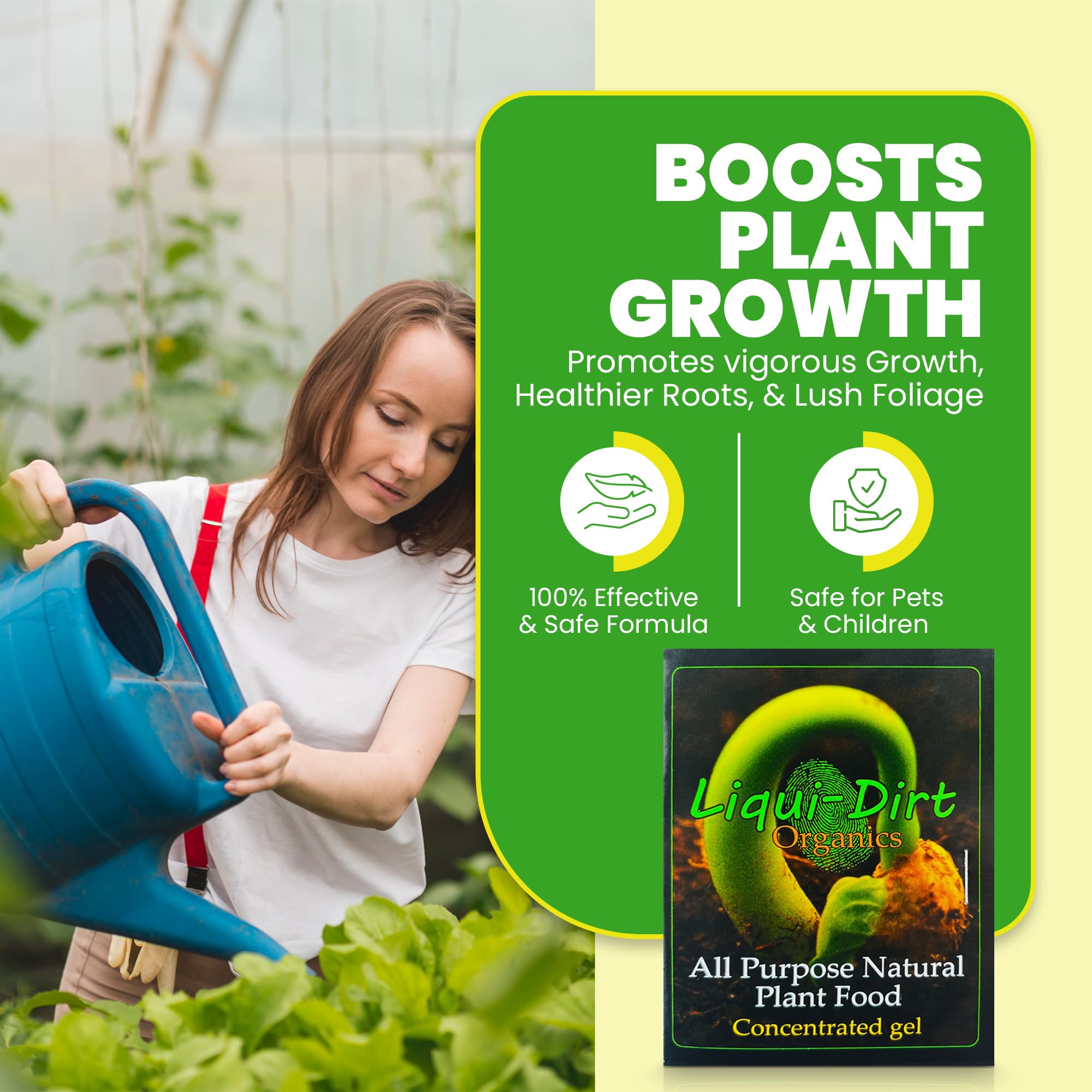 Liqui-Dirt all-in-one nutrition for seeds and established plants