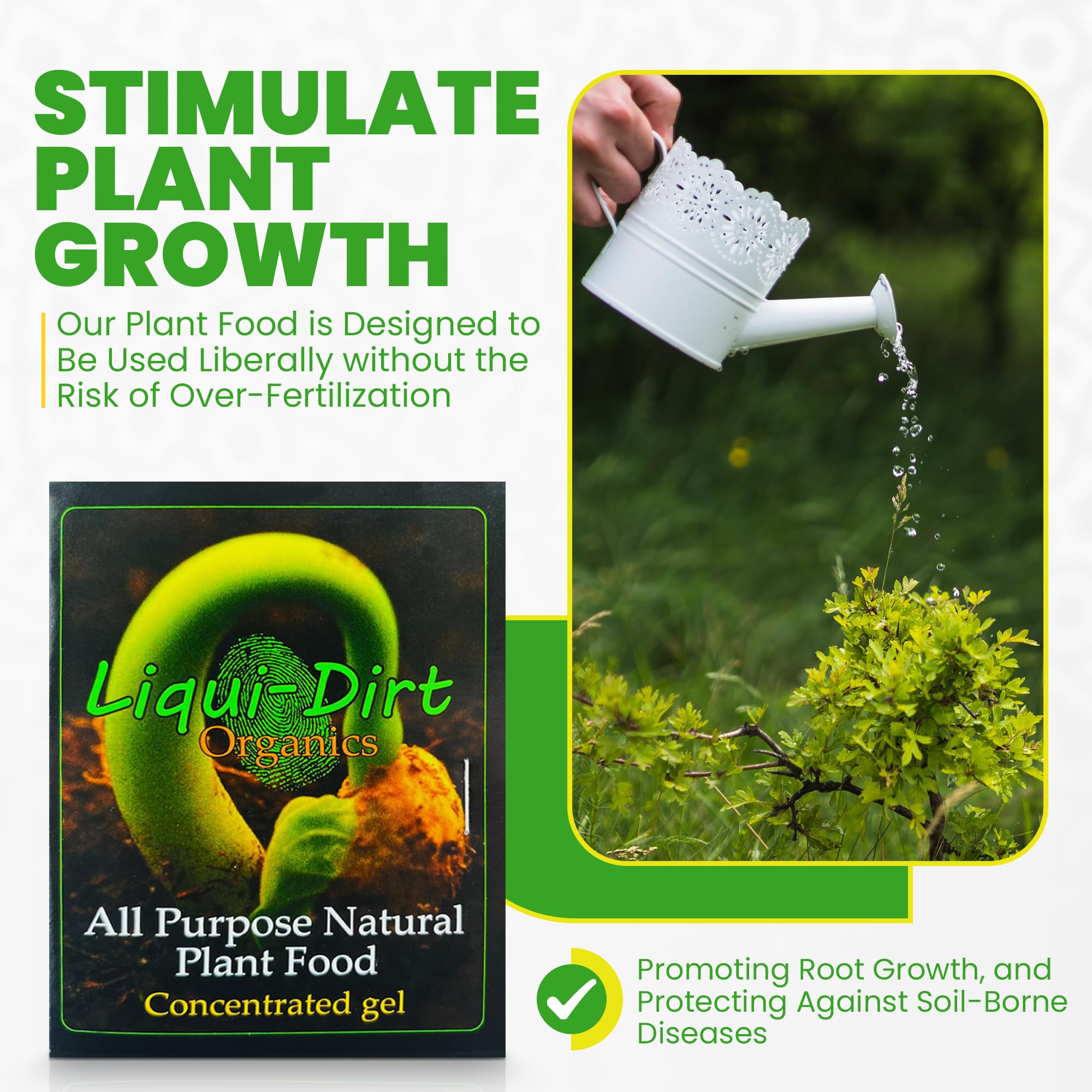 Liqui-Dirt bloom booster promotes bigger, healthier blooms