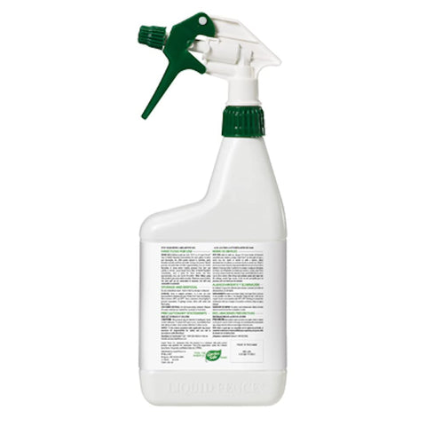 Liquid Fence repellent backyard application protects plants from nibbling.