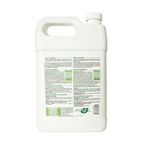 Liquid Fence bottle label demonstrates scent-based garden protection.