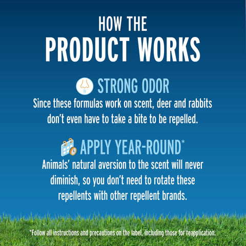 Liquid Fence Deer & Rabbit Repellent Granular is safe for plants when used as directed.