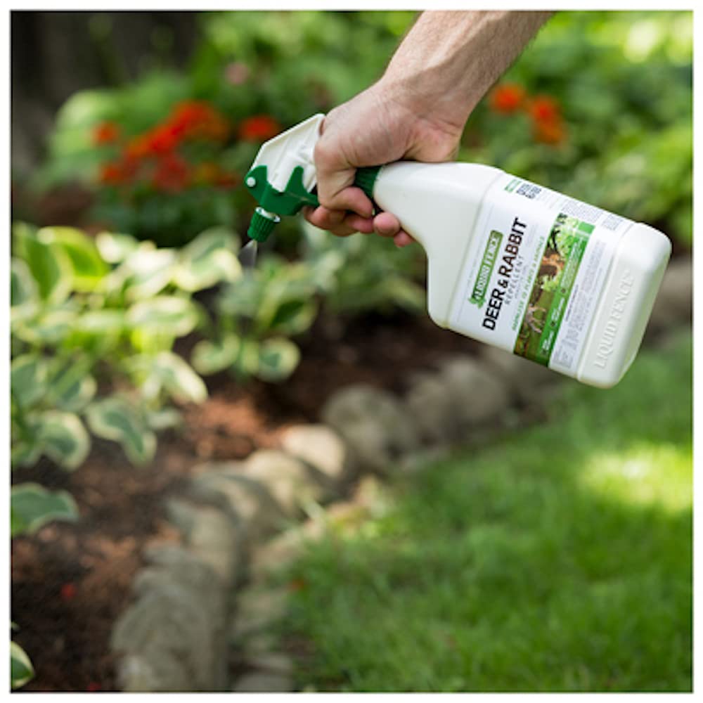 Liquid Fence rain-ready formula resists rainfall while keeping areas protected.