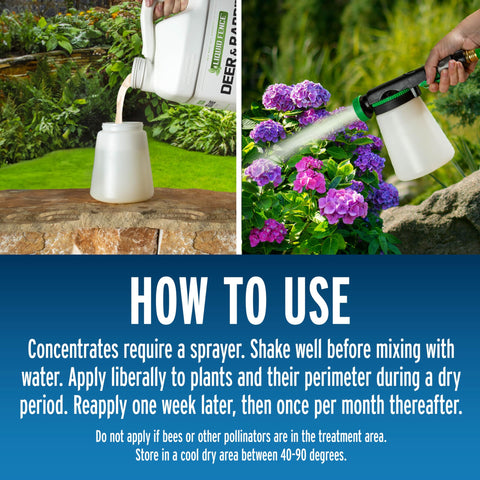 Liquid Fence safeguards ornamental shrubs and trees without harming wildlife or flora