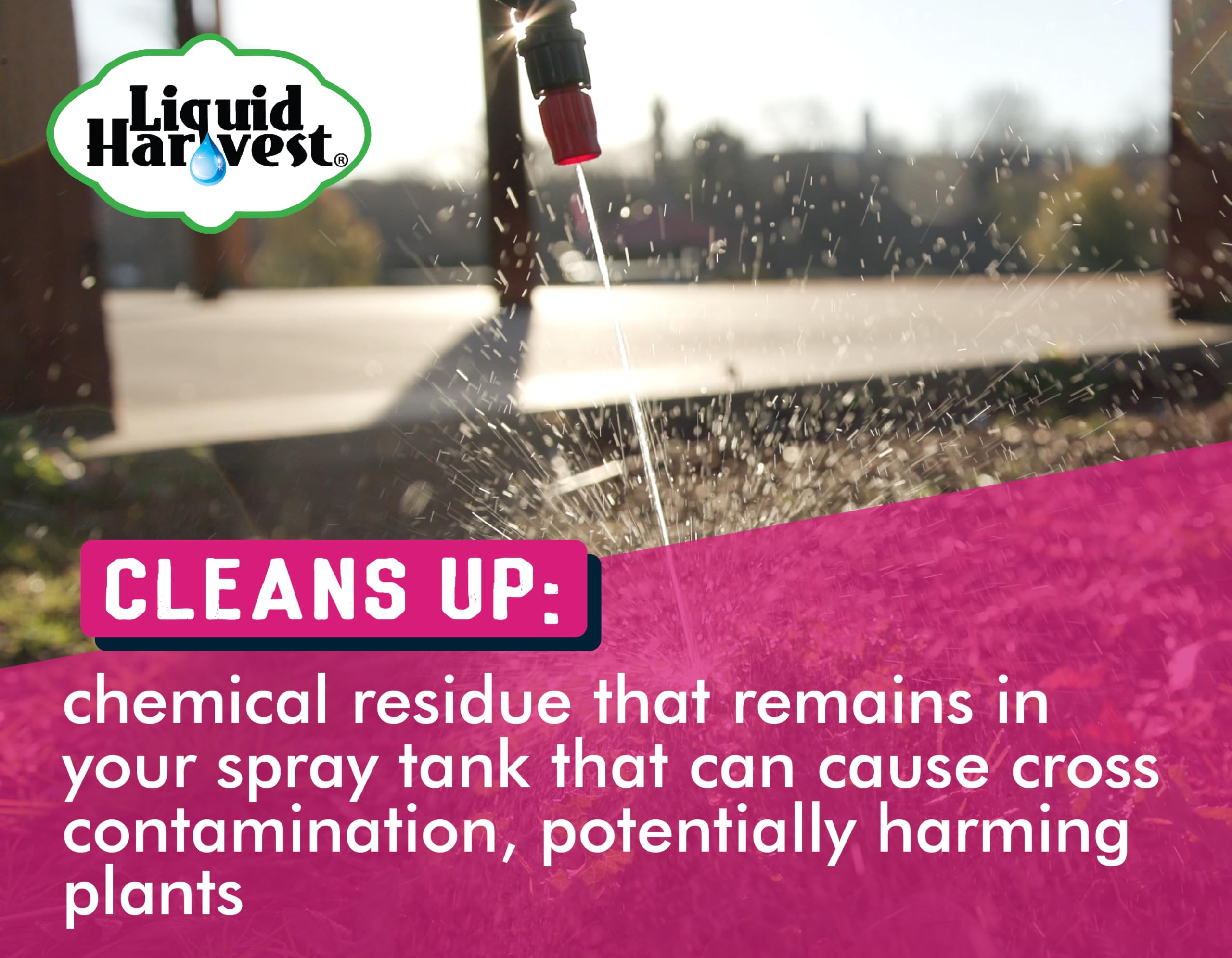 Liquid Harvest Blazer dilution for 50 gallons water ensures correct mixing