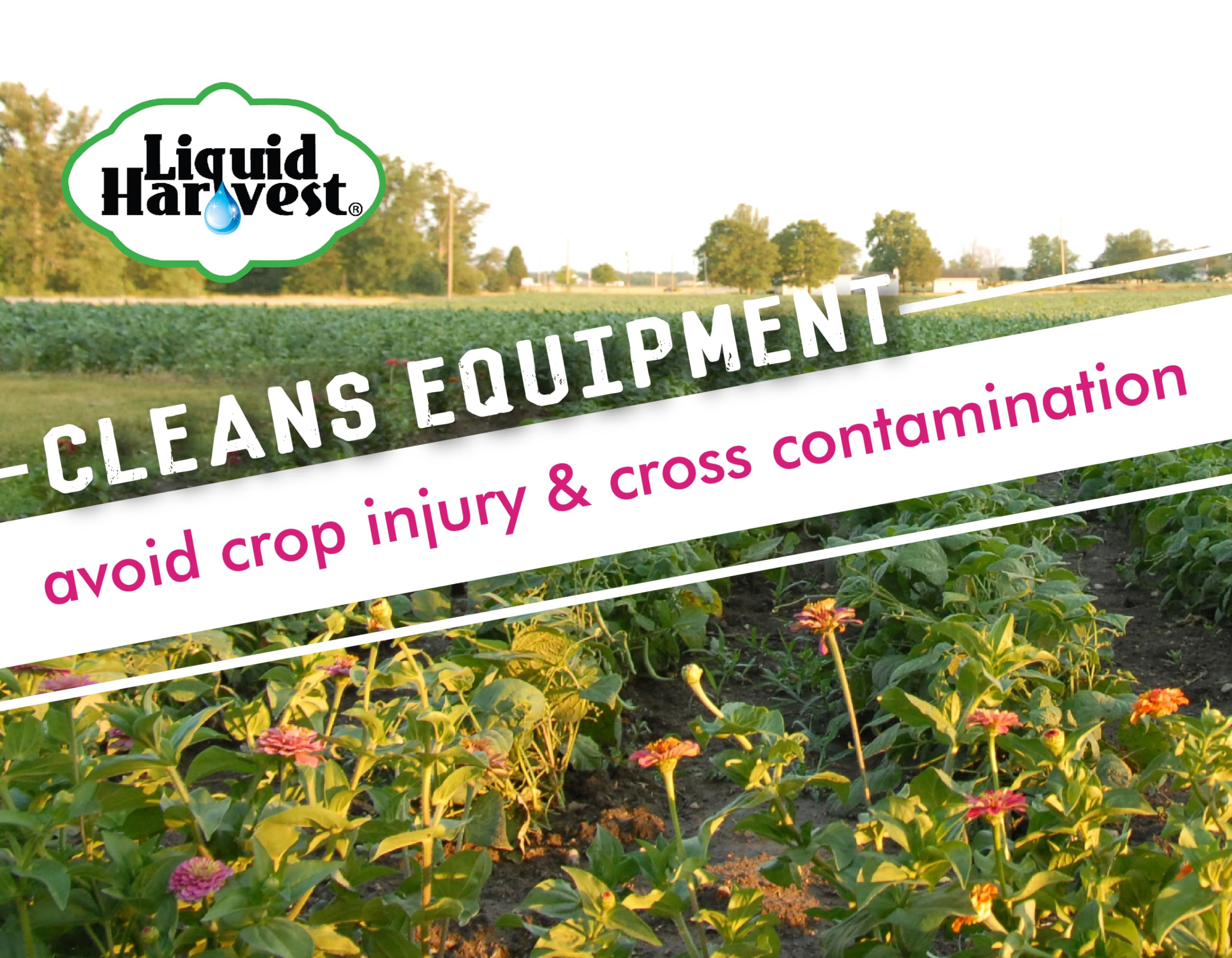 Liquid Harvest Blazer pink color helps verify cleaning is complete