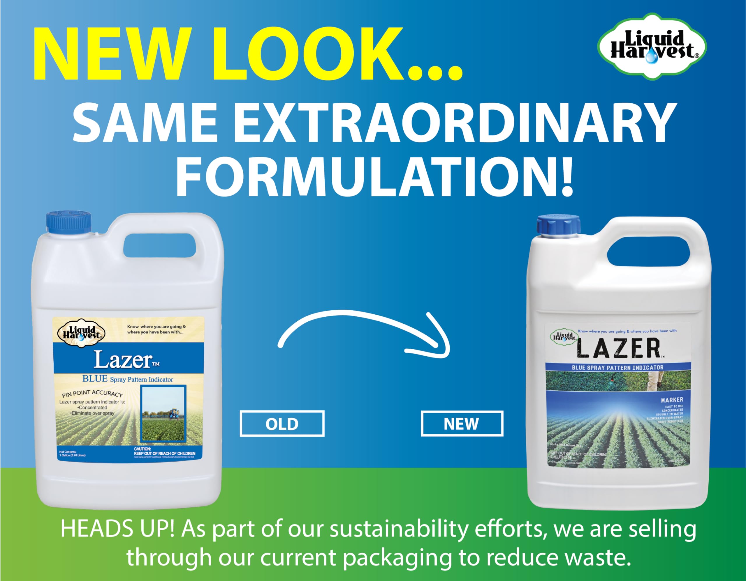 Liquid Harvest Lazer Blue pour demonstrates easy mixing with water-based sprays.