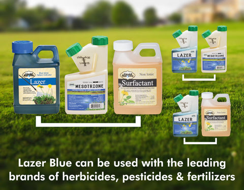 Liquid Harvest Lazer Blue comes in an 8 oz bottle for compact, easy handling.