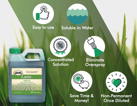 Liquid Harvest Lazer Green concentrated dye for precise marking
