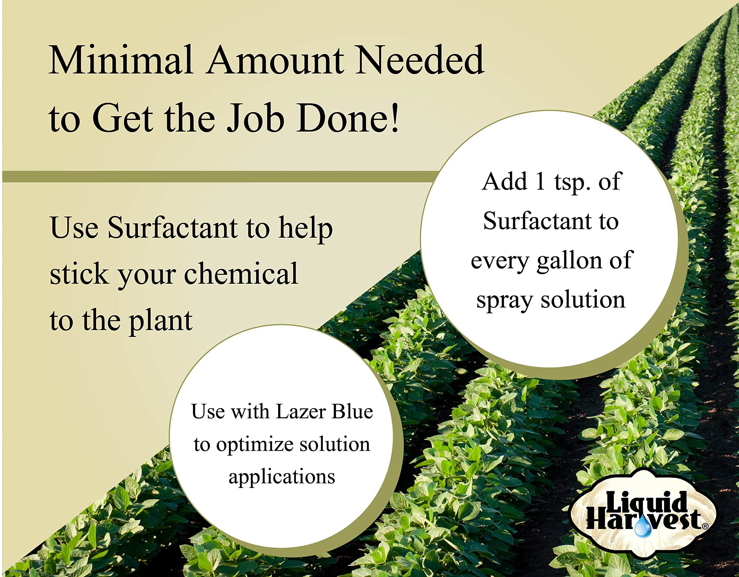 Liquid Harvest Mesotrione surfactant included bundle for easier application.