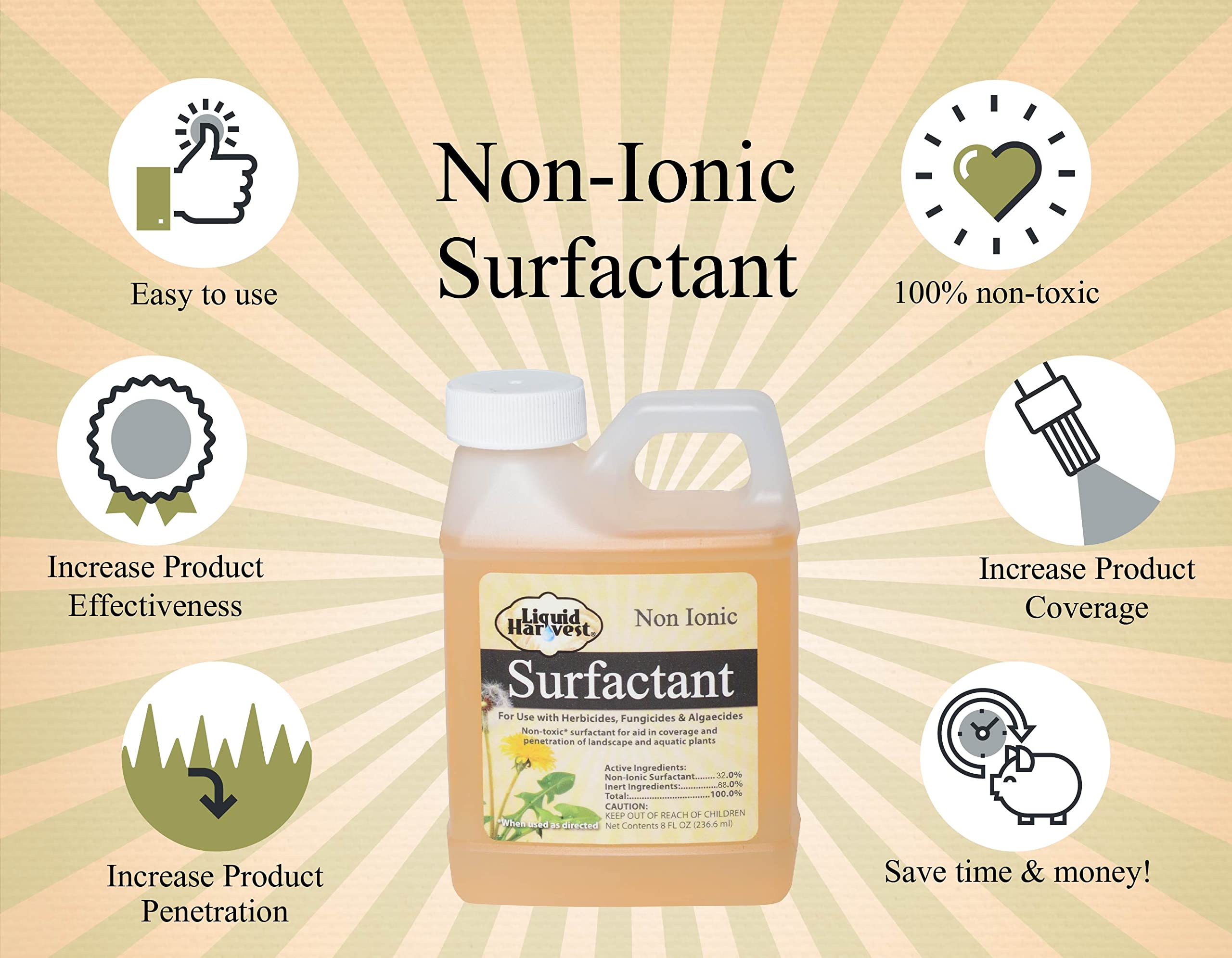 Liquid Harvest Mesotrione on diverse turf types for broad compatibility.