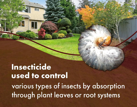 Liquid Harvest Pro Grub Control soil-drench application to safeguard roots and ornamentals.