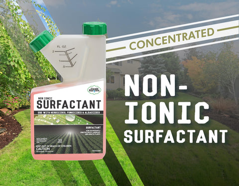 Liquid Harvest surfactant coverage illustration demonstrates thorough leaf coating