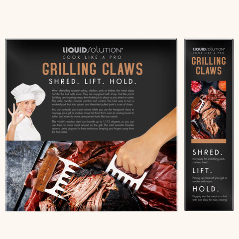 Liquid Solution comfort grip wooden handles ensure cool-touch control.