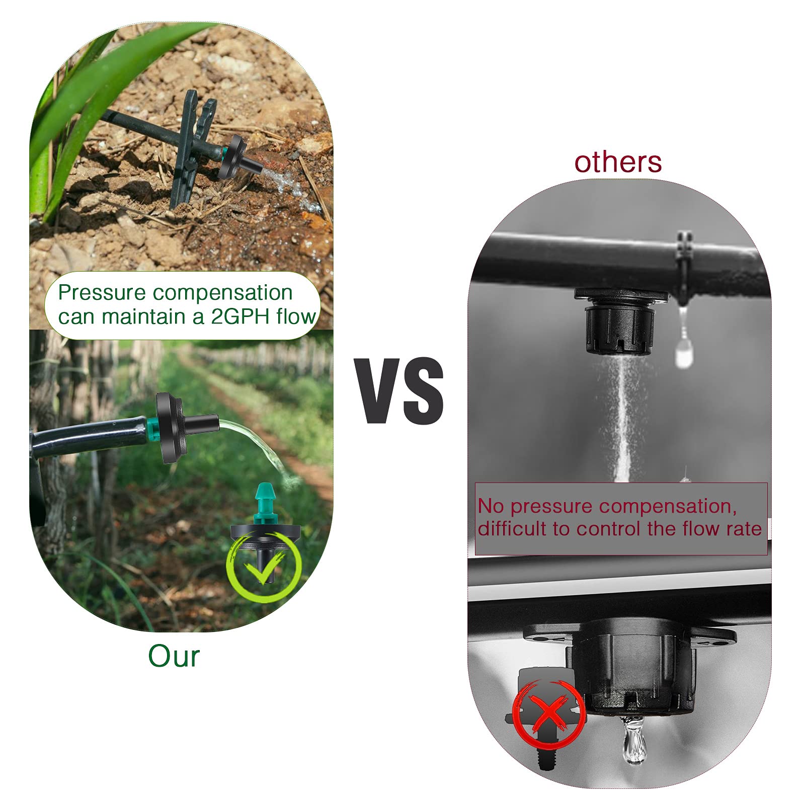 LiquiDrip outdoor irrigation setup in landscape demonstrates durable performance.