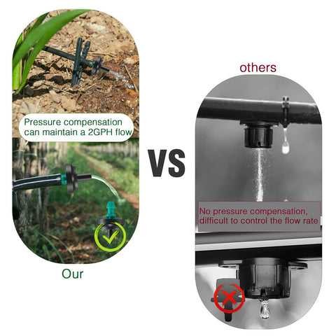 LiquiDrip outdoor irrigation setup in landscape demonstrates durable performance.