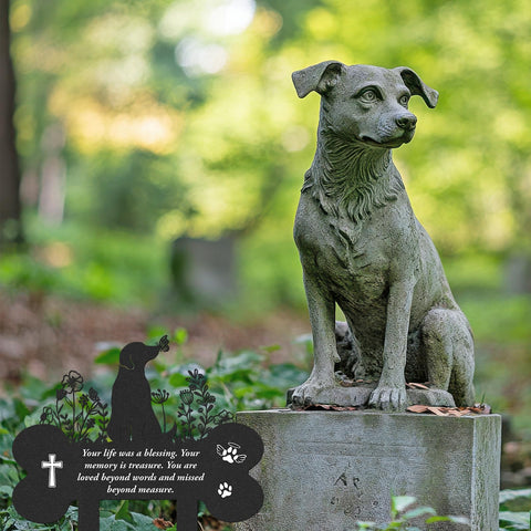 LIRAVENO outdoor grave marker suitable for gardens and yards