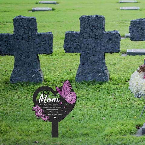 LIRAVENO purple flowers plaque adds beauty to outdoor spaces