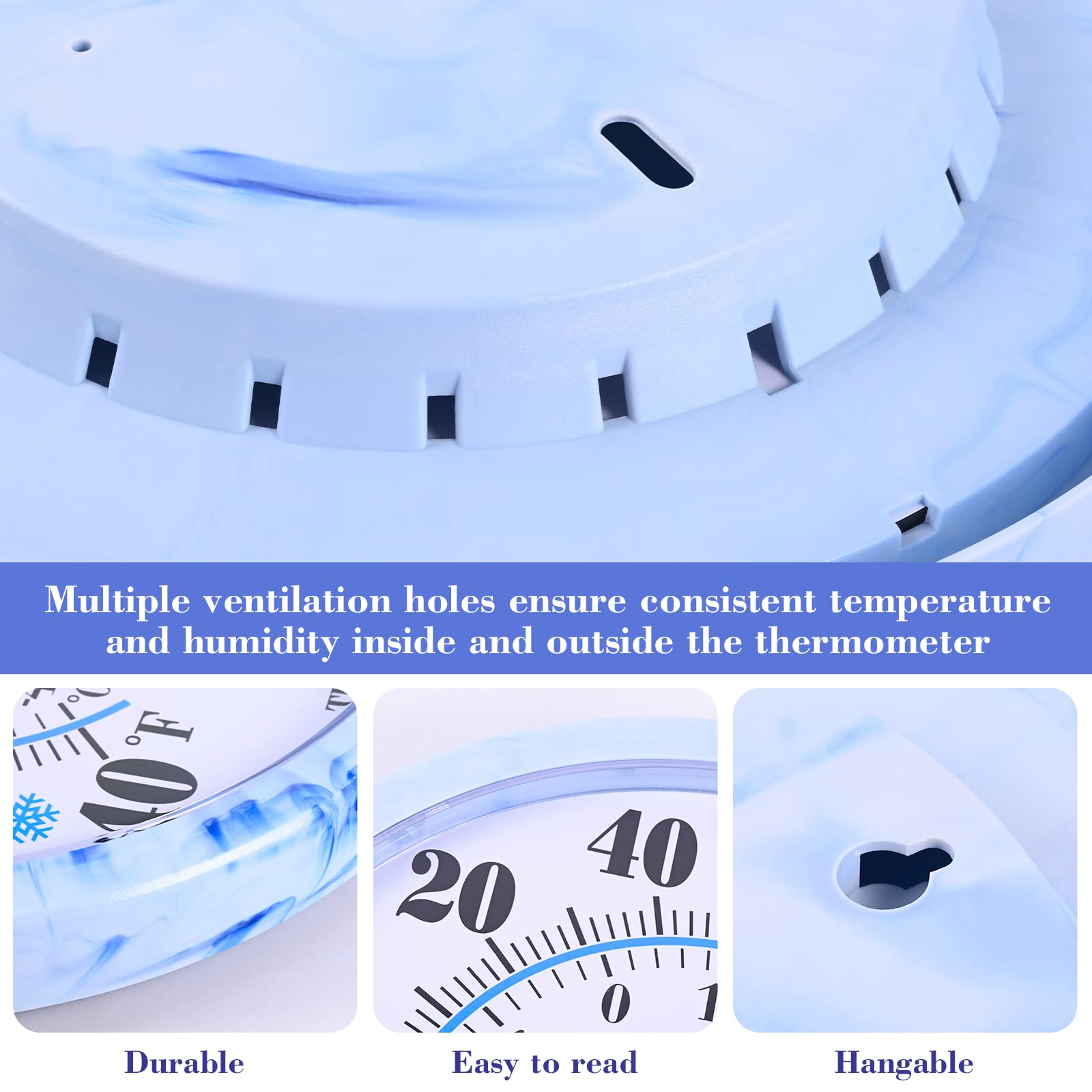 Lirches large-number analog display enables quick temperature checks