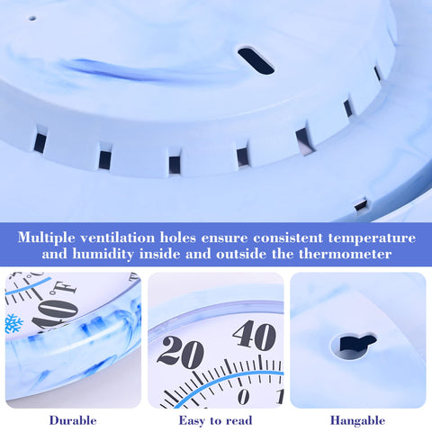 Lirches large-number analog display enables quick temperature checks
