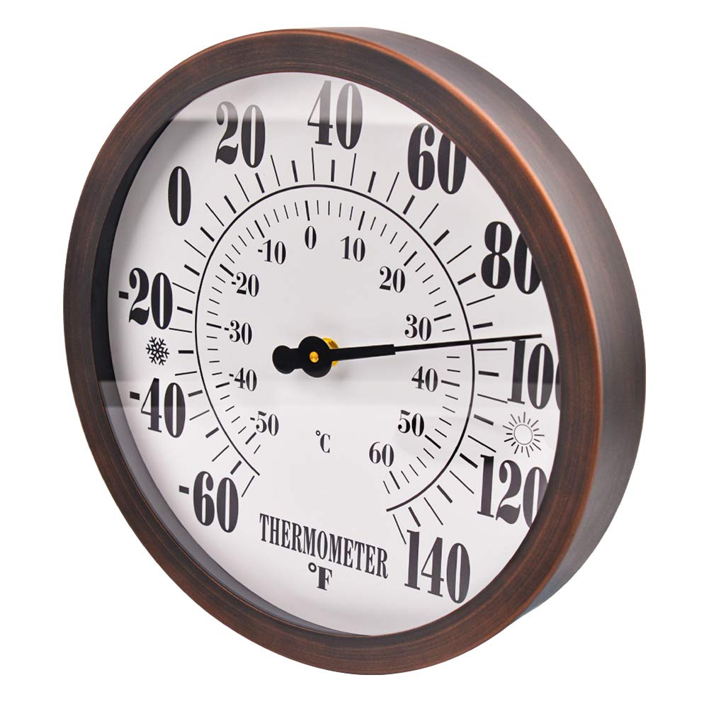 Lirches mechanical thermometer with no battery provides real-time readings