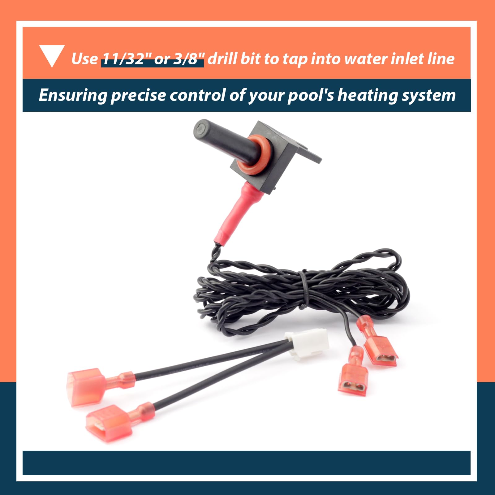 Lisnhlin ECS0275 provides precise temperature readings for efficient pool heating.
